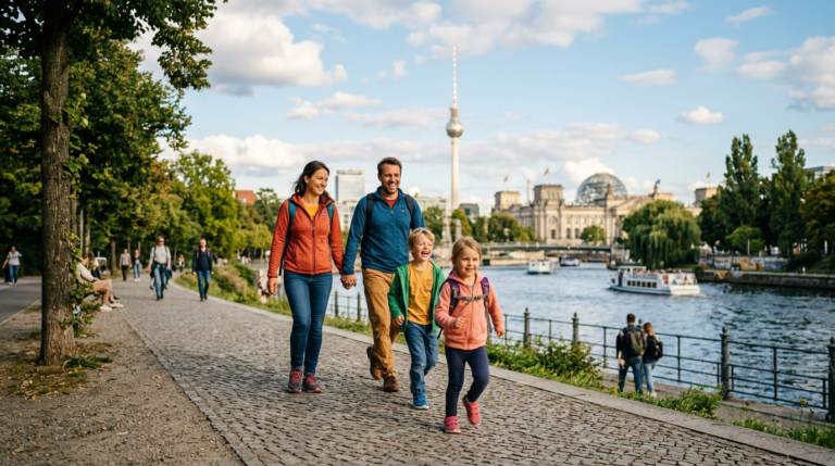 Berlin mit Kindern: Familienabenteuer in der Hauptstadt (KI)