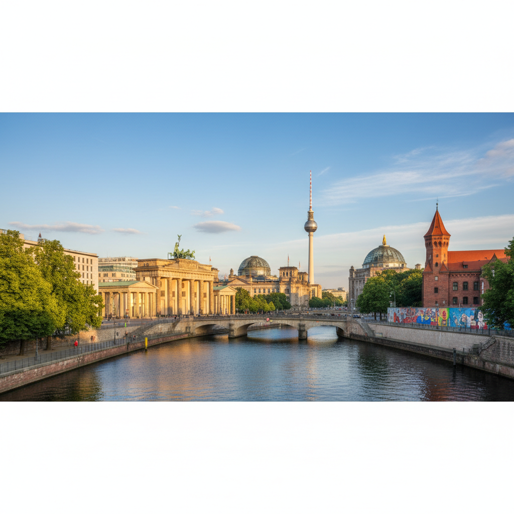 KI-generiertes Bild zum Thema Die wohl beliebtesten Sehenswürdigkeiten in Berlin