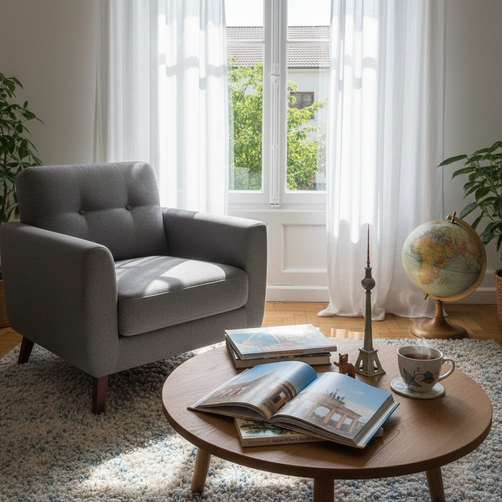 KI-generiertes Bild zum Thema Hauptstädte der Welt in Ihrem Zuhause