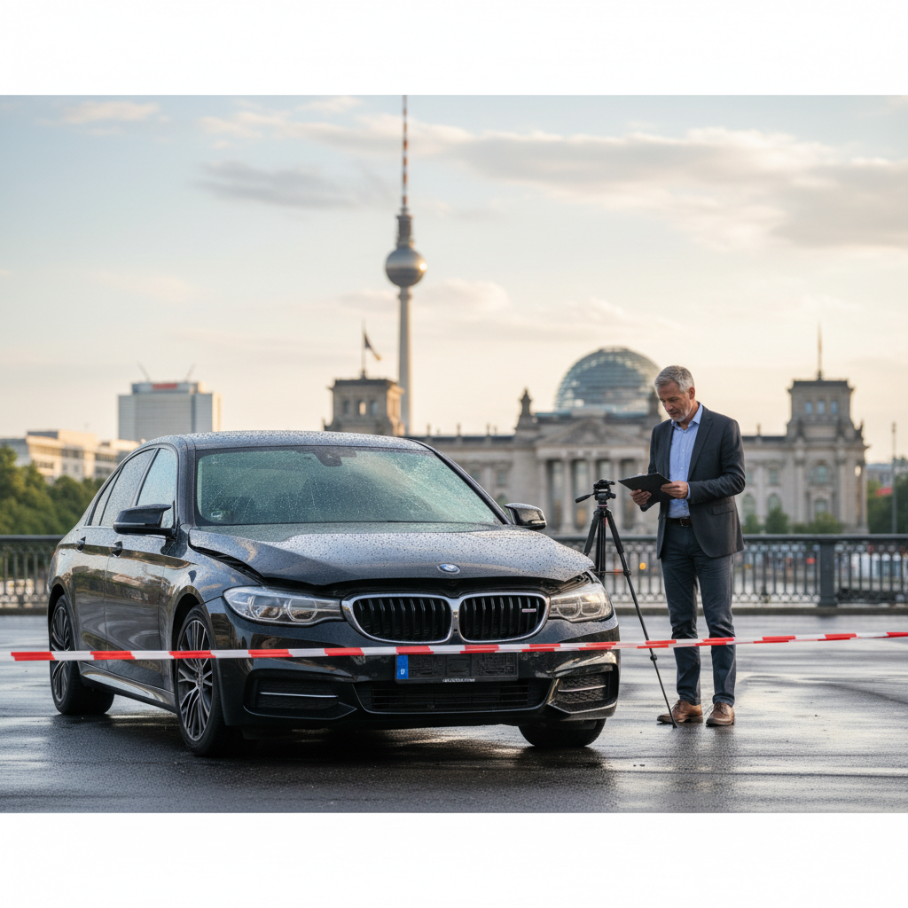 KI-generiertes Bild zum Thema Kfz-Sachverständigen: Dann braucht man ihn