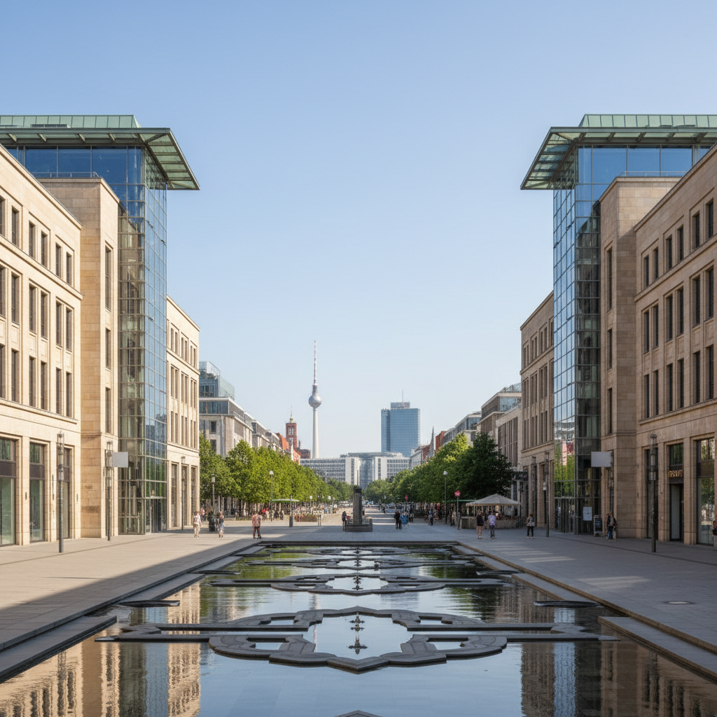KI-generiertes Bild zum Thema Mall of Berlin