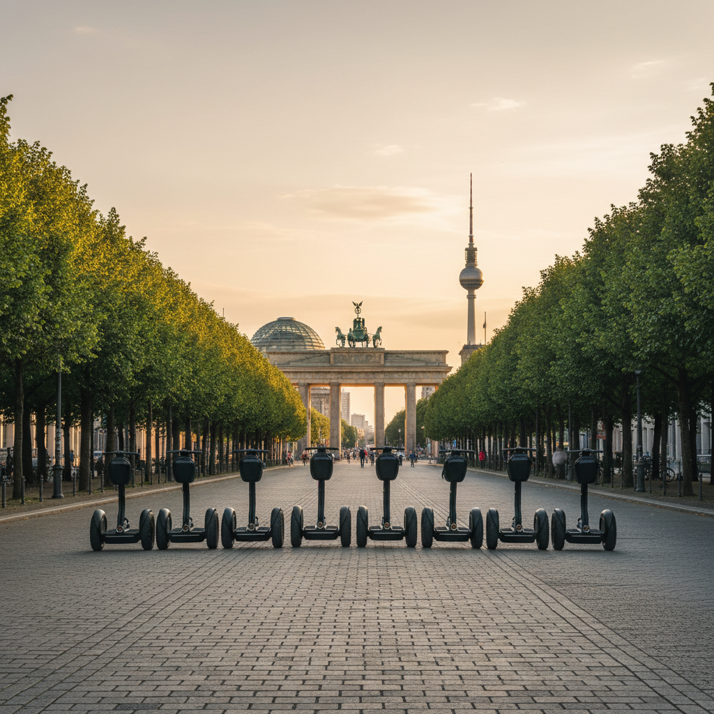 KI-generiertes Bild zum Thema Segway-Tour durch Berlin – diese Sehenswürdigkeiten gibt es zu entdecken!