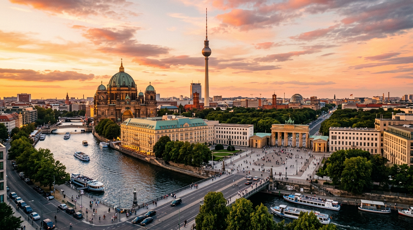 Berlin: Bekannteste Sehenswürdigkeiten im Überblick (KI)