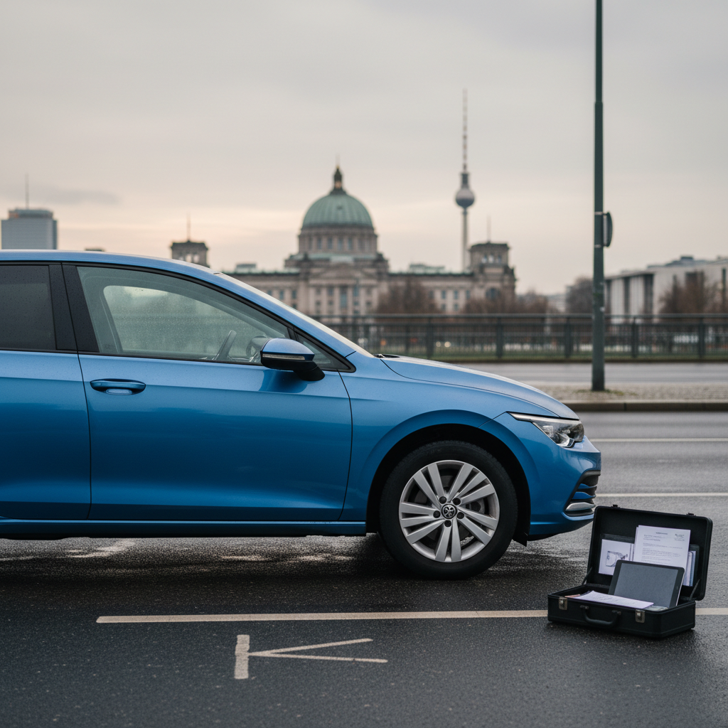 KI-generiertes Bild zum Thema Wann benötige ich ein Kfz-Gutachten?