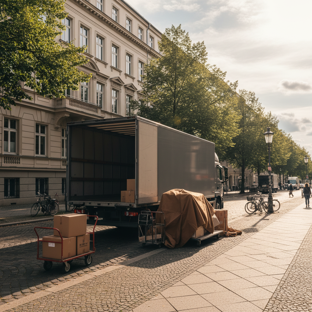 KI-generiertes Bild zum Thema Wann sind Umzüge mit Umzugshilfe relevant?